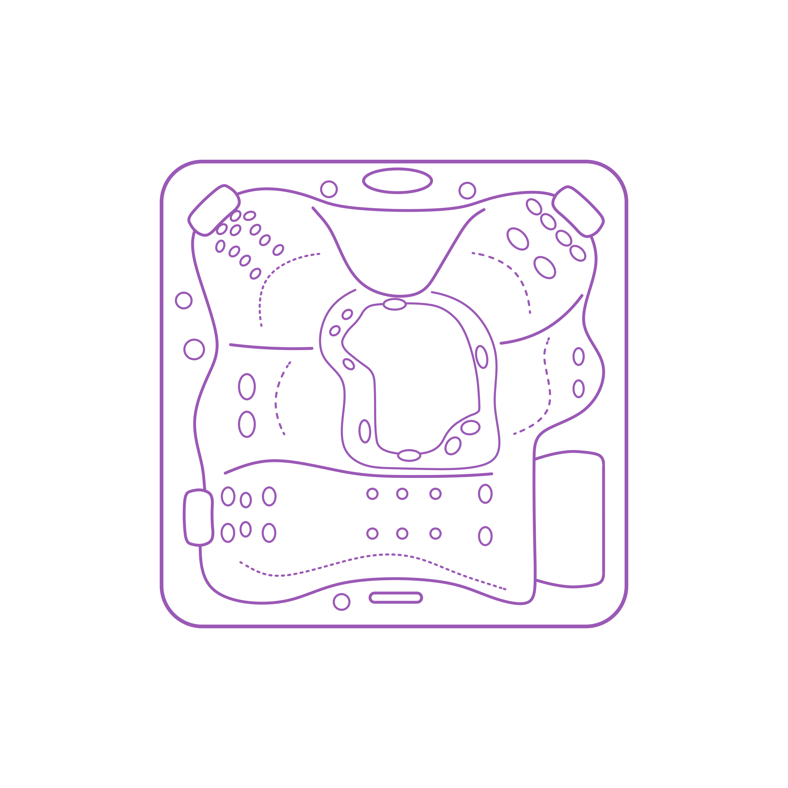 Fixtures Hot Tub Jacuzzi Sundance Hamilton Spa Outline Icon Svg Set Free Vectors